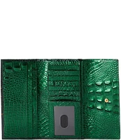 BRAHMIN Ombre Melbourne Collection Cordelia Evergreen Wallet