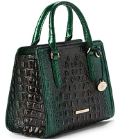 BRAHMIN Ombre Melbourne Collection Evergreen Cami Satchel Bag