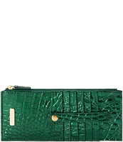 BRAHMIN Ombre Melbourne Collection Evergreen Credit Card Wallet