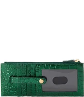 BRAHMIN Ombre Melbourne Collection Evergreen Credit Card Wallet