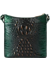 BRAHMIN Ombre Melbourne Collection Evergreen Katie Crossbody Bag