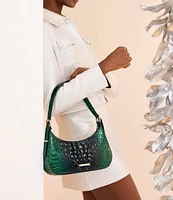 BRAHMIN Ombre Melbourne Collection Evergreen Kyrie Shoulder Bag