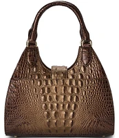 BRAHMIN Ombre Melbourne Collection Ganache Adrian Satchel Bag