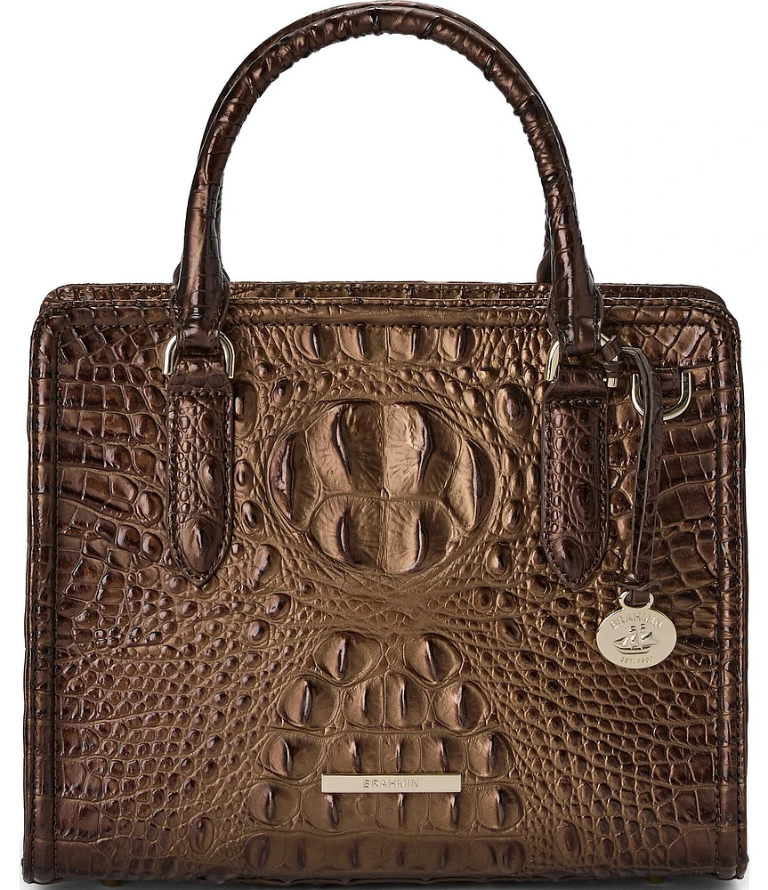 BRAHMIN Ombre Melbourne Collection Ganache Cami Satchel Bag