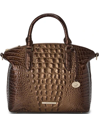 BRAHMIN Ombre Melbourne Collection Ganache Duxbury Satchel Bag