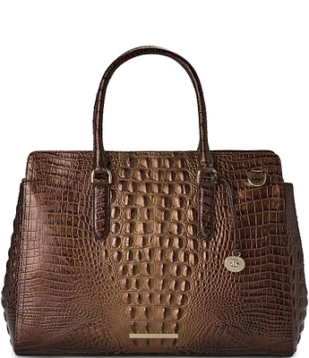 BRAHMIN Ombre Melbourne Collection Ganache Finley Carryall Satchel Bag