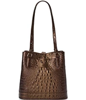 BRAHMIN Ombre Melbourne Collection Ganache Fiora Bucket Bag