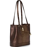 BRAHMIN Ombre Melbourne Collection Ganache Fiora Bucket Bag