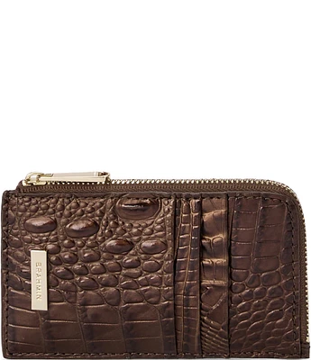 BRAHMIN Ombre Melbourne Collection Ganache Lennon Credit Card Wallet