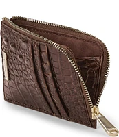 BRAHMIN Ombre Melbourne Collection Ganache Lennon Credit Card Wallet