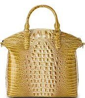 BRAHMIN Ombre Melbourne Collection Golden Rod Large Duxbury Satchel Bag