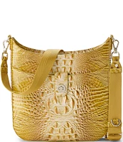 BRAHMIN Ombre Melbourne Collection Golden Rod Leia Crossbody Bag