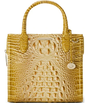 BRAHMIN Ombre Melbourne Collection Golden Rod Small Caroline Satchel Bag