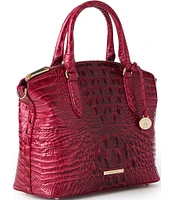 BRAHMIN Ombre Melbourne Collection Merlot Duxbury Satchel Bag