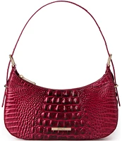 BRAHMIN Ombre Melbourne Collection Merlot Kyrie Shoulder Bag