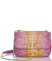 BRAHMIN Ombre Melbourne Collection Rosalie Grapefruit Crossbody Bag