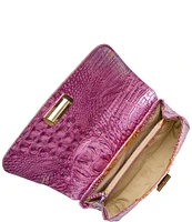 BRAHMIN Ombre Melbourne Collection Rosalie Grapefruit Crossbody Bag