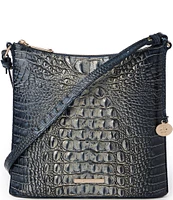 BRAHMIN Ombre Melbourne Collection Twilight Blue Katie Crossbody Bag