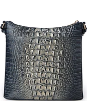 BRAHMIN Ombre Melbourne Collection Twilight Blue Katie Crossbody Bag