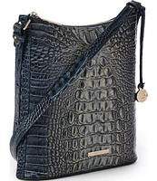 BRAHMIN Ombre Melbourne Collection Twilight Blue Katie Crossbody Bag