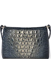 BRAHMIN Ombre Melbourne Collection Twilight Blue Lorelei Shoulder Bag