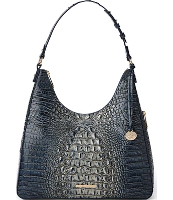 BRAHMIN Ombre Melbourne Collection Twilight Blue Tabitha Shoulder Bag