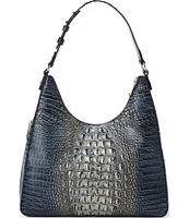 BRAHMIN Ombre Melbourne Collection Twilight Blue Tabitha Shoulder Bag