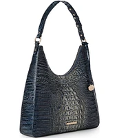 BRAHMIN Ombre Melbourne Collection Twilight Blue Tabitha Shoulder Bag