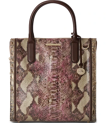 BRAHMIN Potomac Collection Brindle Caroline Satchel Bag