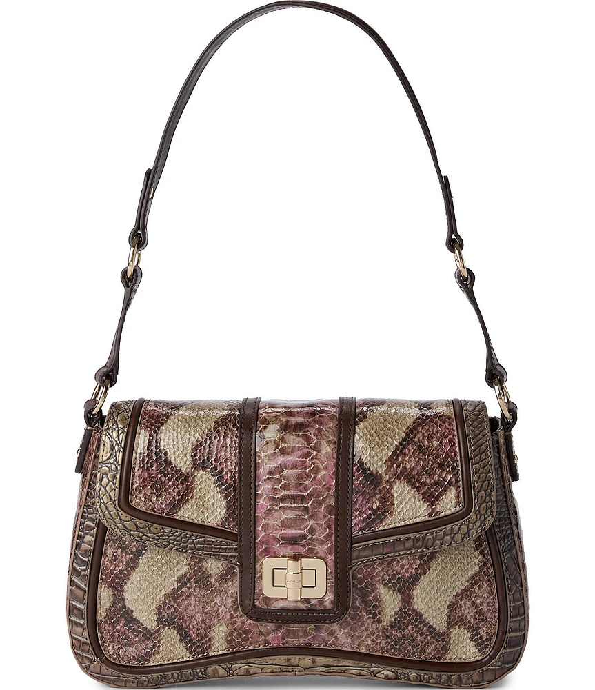 BRAHMIN Potomac Collection Brindle Nerida Shoulder Bag