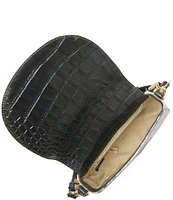 BRAHMIN Rockaway Collection Black Briar Crossbody Bag