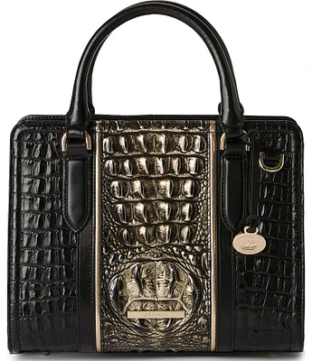 BRAHMIN Sarastro Collection Onyx Cami Satchel Bag