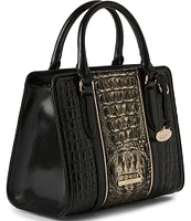 BRAHMIN Sarastro Collection Onyx Cami Satchel Bag