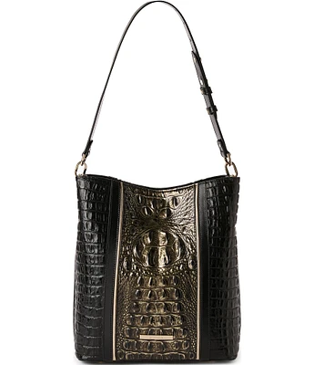 BRAHMIN Sarastro Collection Onyx Celina Bucket Bag