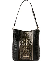 BRAHMIN Sarastro Collection Onyx Celina Bucket Bag