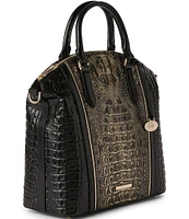 BRAHMIN Sarastro Collection Onyx Large Duxbury Satchel Bag