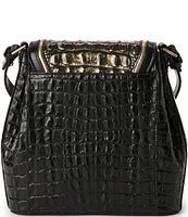 BRAHMIN Sarastro Collection Onyx Margo Crossbody Bag