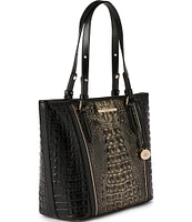 BRAHMIN Sarastro Collection Onyx Medium Asher Tote Bag