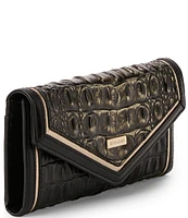 BRAHMIN Sarastro Collection Onyx Veronica Trifold Wallet