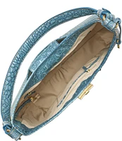 BRAHMIN Secour Collection Denim Fallon Hobo Shoulder Bag
