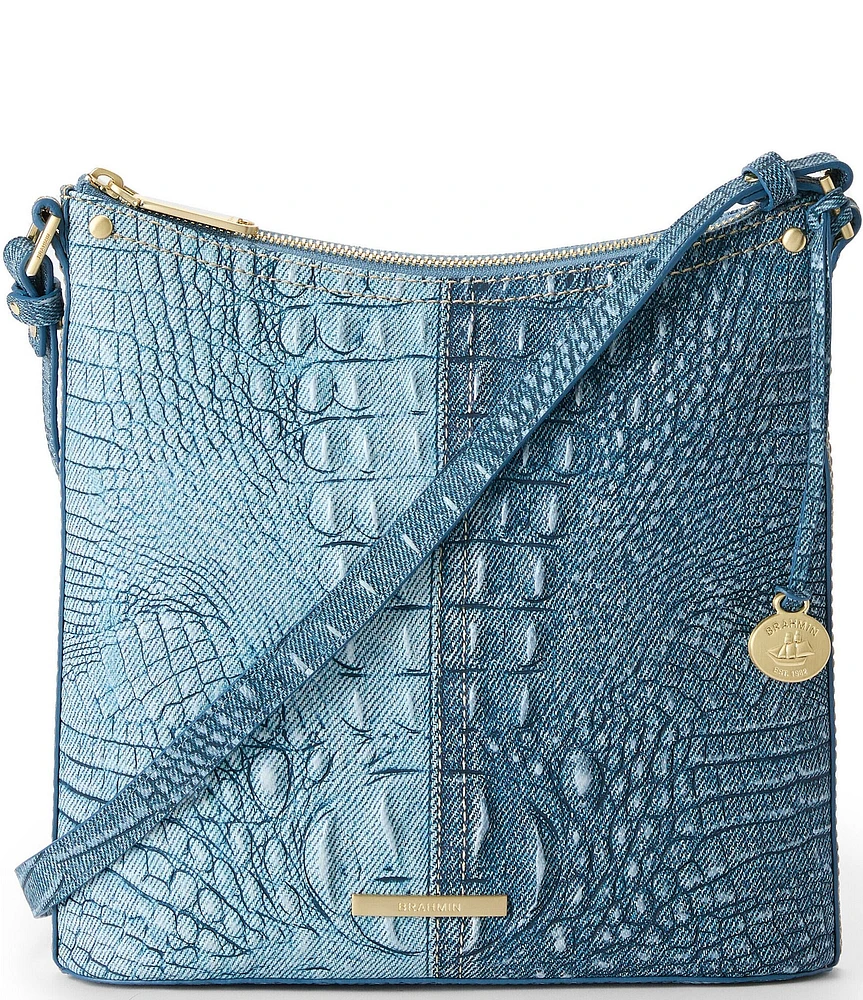 BRAHMIN Secour Collection Denim Katie Crossbody Bag