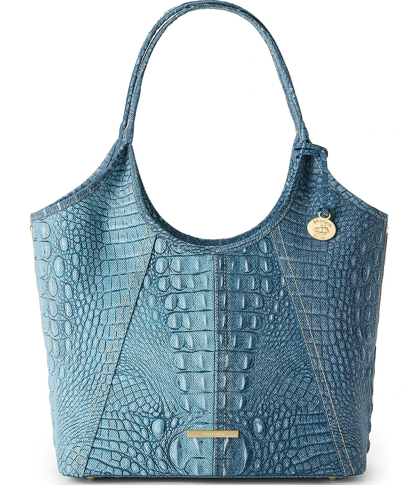 BRAHMIN Secour Collection Denim Melora Tote Bag