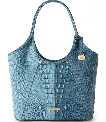BRAHMIN Secour Collection Denim Melora Tote Bag