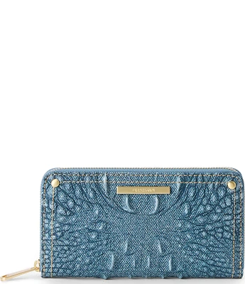 BRAHMIN Secour Collection Denim Suri Wallet
