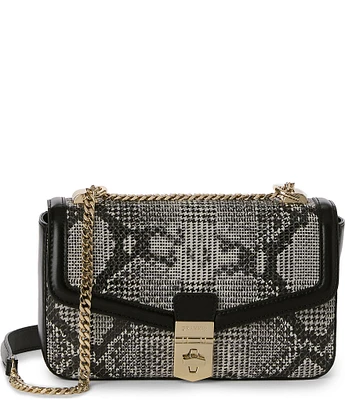 BRAHMIN Spark Collection Black Rosa Crossbody Bag