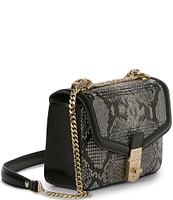 BRAHMIN Spark Collection Black Rosa Crossbody Bag