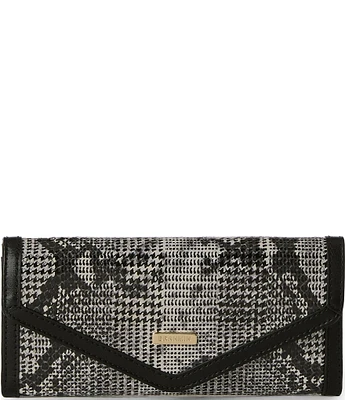 BRAHMIN Spark Collection Black Veronica Trifold Wallet