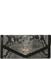 BRAHMIN Spark Collection Black Veronica Trifold Wallet