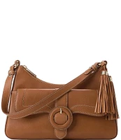 BRAHMIN Tan Cloverly Esme Shoulder Bag