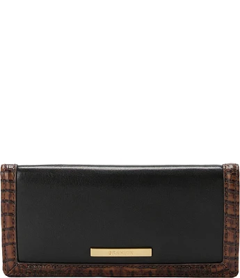 BRAHMIN Tuscan Collection Black Ady Wallet